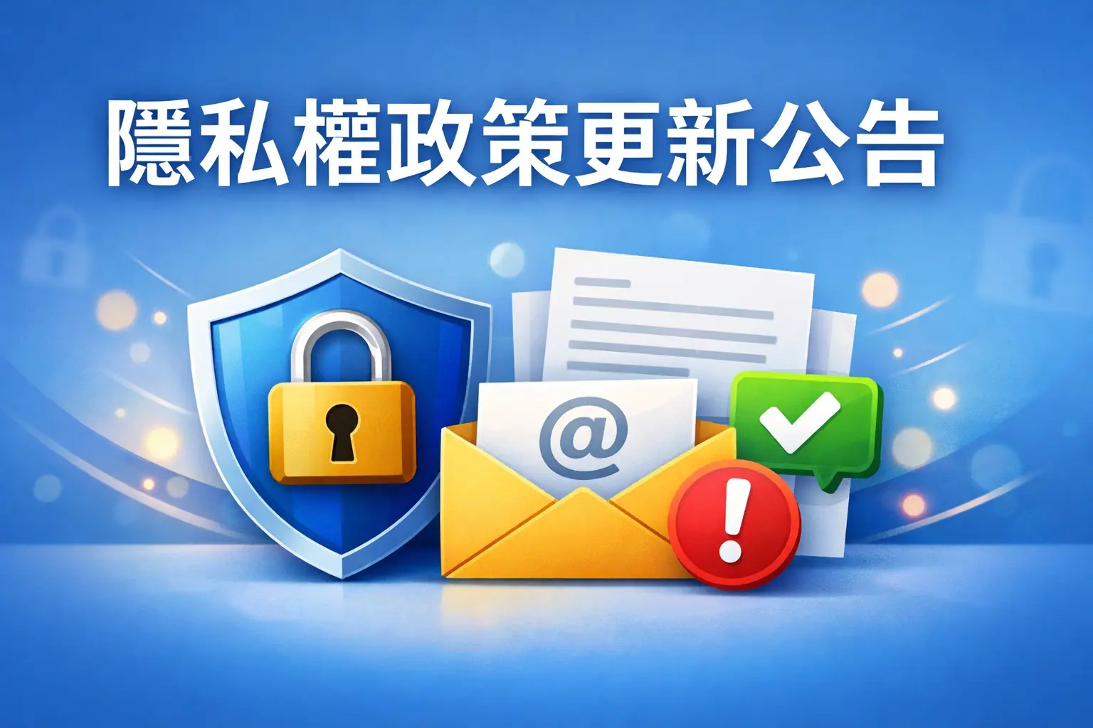 隱私權政策更新